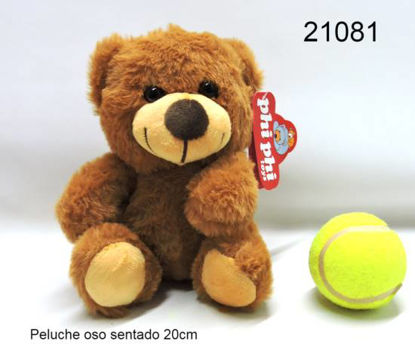 Imagen de PELUCHE OSO SENTADO 20CM 4.24